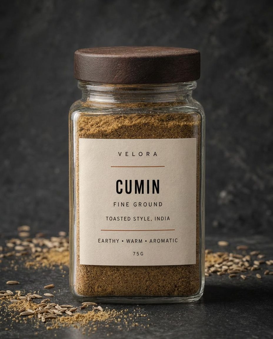 Velora Cumin — Whole Seed, photographed in the studio
