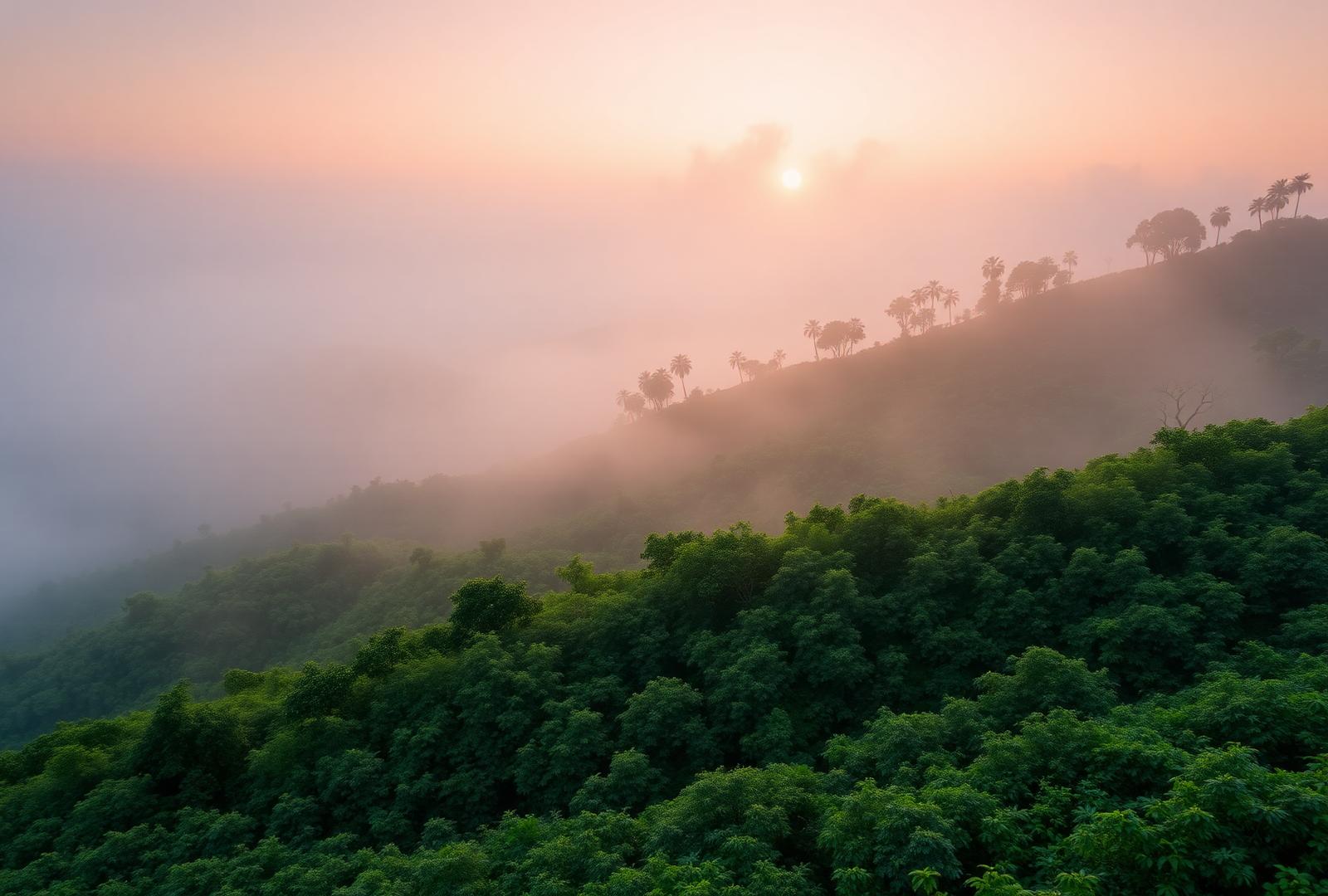 Pepper vines in the Western Ghats, Kerala